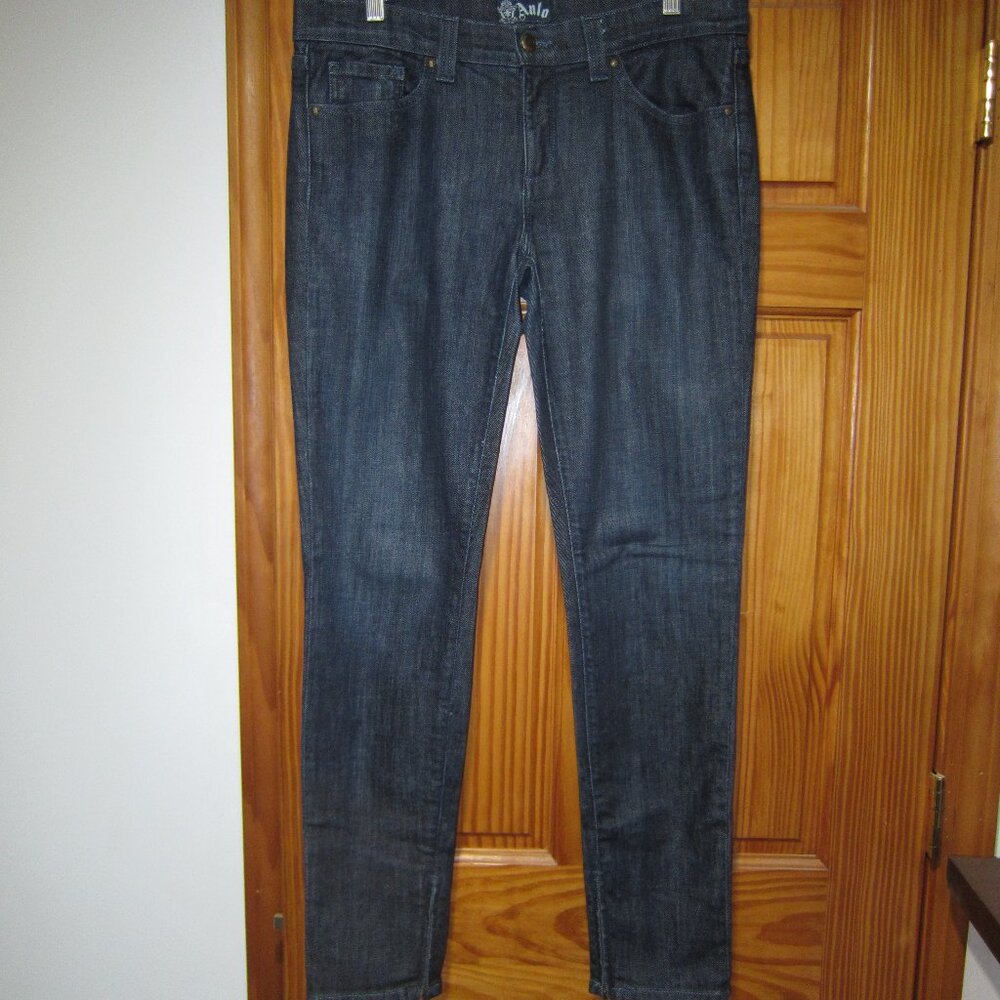 Anlo Jeans Mercer Denim Women's 31 Tapered Zip Ankles Stretch USA Made